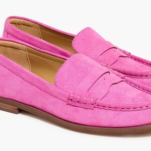 J. Crew Fuchsia Loafers